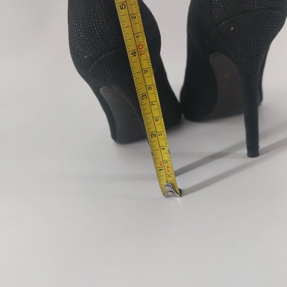 Stuart Weitzman Women's Black Pumps Almond Toe High Heels Size 7 M - Picture 7 of 16